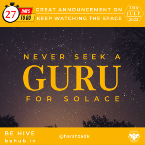 Read more about the article Guru Is Not For Solace